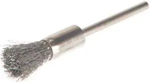 WEILER 91229 Miniature End Brush,Crimped Wire,5/16