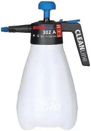 SOLO 302-A 17/32 gal Lawn Handheld Sprayer, Poly, Cone/ Fan/ Jet Nozzle Spray