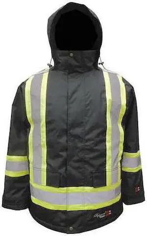 VIKING 3957FRJ-XXL Flame Resistant Flame Resistanteezer Insulated Rain Parka,