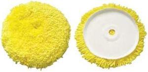 ZORO SELECT 12U071 Polishing Pad,Curved Edge,7-1/2 In,Wool