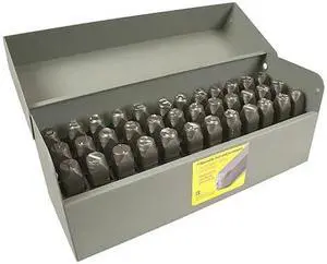 C.H. HANSON 21625 1/8 in. Heavy Duty Let. & Num. Set