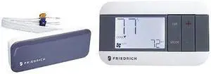 FRIEDRICH WRT2 Wireless Thermostat, White, 6-1/4 in W