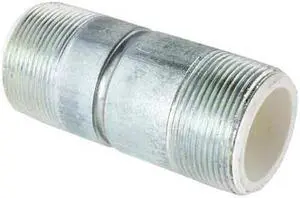 RHEEM AP11179B Nipple,4" L,4" H,Steel/Polypropylene
