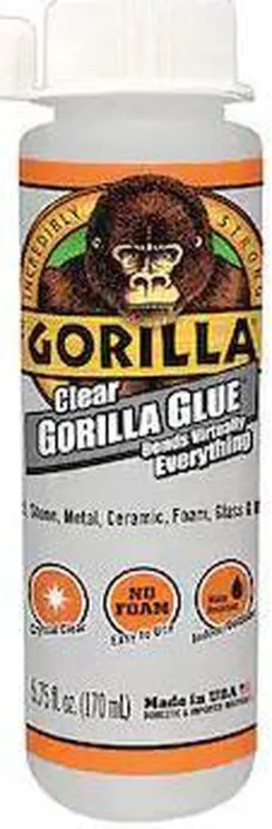 GORILLA GLUE 4572502 Glue, 5.75 oz, Bottle, Clear