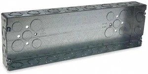RACO 955 Electrical Box, 98.5 cu in, Gang Box Type, 6 Gangs, Galvanized Steel, RACO 955 Electrical Box, 98.5 cu in, Gang Box Type, 6 Gangs, Galvanized Steel,