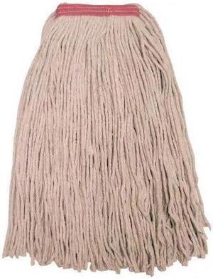 TOUGH GUY 16W230 1-1/4 in String Wet Mop, 24 oz Dry Wt, Slide On Connection,