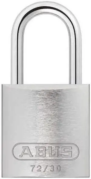 ABUS 72/30 KA TT36 Lockout Padlock,KA,Silver,2-17/32"H
