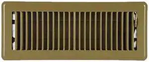 ZORO SELECT 4JRR5 Lay-In Floor Register, 13-1/2 in W x 5-1/2 in H x 1-1/2 in D,