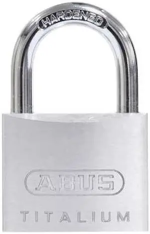Abus Lockout Padlock,KA,Silver,1-9/16"H  64TI/40 KA