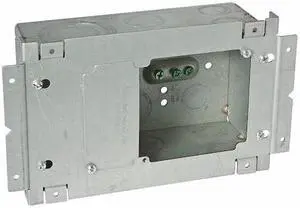 RACO 263 Electrical Box, 113.3 cu in, Data Box Type, 3 Gangs, Steel, RACO 263 Electrical Box, 113.3 cu in, Data Box Type, 3 Gangs, Steel,