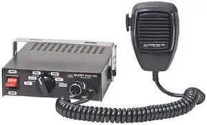 WOLO 4001 Siren Controller Console,4 in.,12VDC