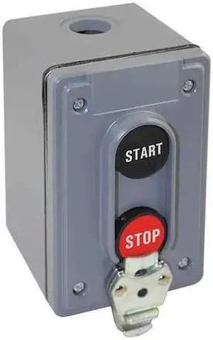 DAYTON 20C802 Push Bttn Cntrl Statn,1NO/1NC,Start/Stop