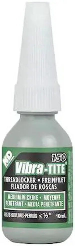 VIBRA-TITE 15010 Wicking Threadlocker, VIBRA-TITE 150, Green, Medium Strength,