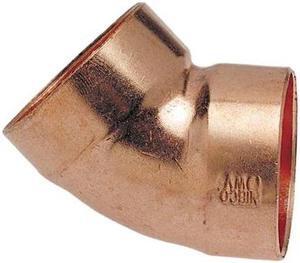 NIBCO 906 11/2 1-1/2" NOM C Copper 45 Degree DWV Elbow