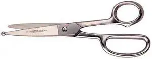 HERITAGE G758BP Straight Stainless Trimmer w/Ball Point, 8-Inch