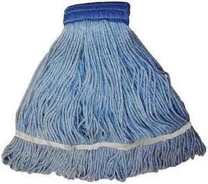TOUGH GUY 30LU83 5 in String Wet Mop, 18 oz Dry Wt, Clamp/Quick
