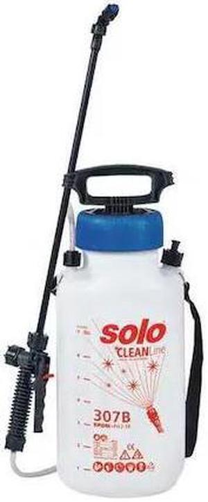 SOLO 307-B 1-27/32 gal Handheld Sprayer, Poly, 48 in L Hose, 20 in L Wand, Fan