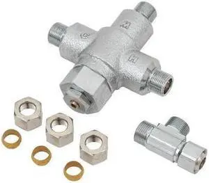 ACORN ST70CP-38-BCT Tempering Valve,Brass,3-1/4"H,3/8" Inlet