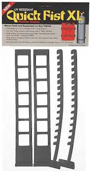 ZORO SELECT 60060 One-Piece Rubber Clamp XL15In,PK2