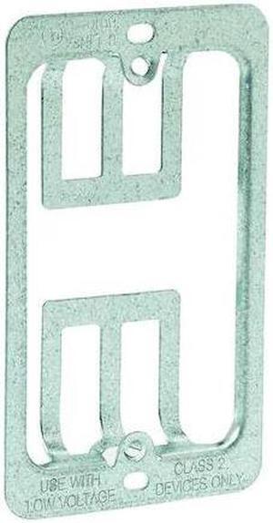 EATON B-LINE BB10 Communication Bracket, 1 Gang, Pre-Galvanized Steel, Single
