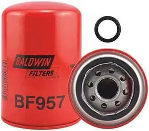 BALDWIN FILTERS BF957 Fuel Filter,5-7/16 x 3-11/16 x 5-7/16 In