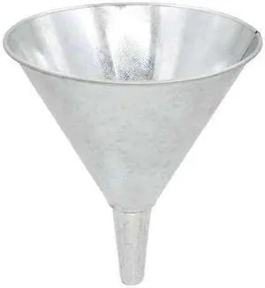 LUBRIMATIC 75-010 Funnel,24 oz.,Tin,Silver