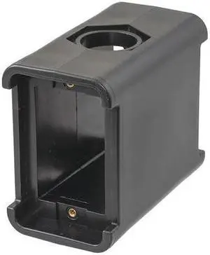 HUBBELL WIRING DEVICE-KELLEMS HBL3080BK Portable Outlet Box,2Inlet,19cu. in