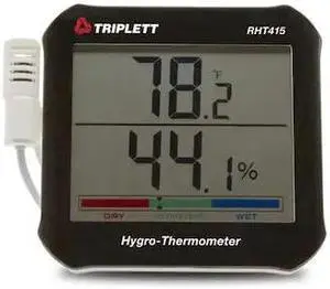 TRIPLETT RHT415 Relative Humidity/Temperature Indicator