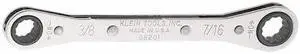 KLEIN TOOLS 68202 Ratcheting Box Wrench 1/2 x 9/16-Inch