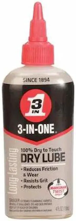 3-IN-ONE 120022 Dry Lubricant, -50 to 500F, 4 Oz.