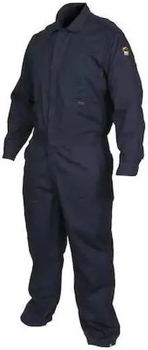 MCR SAFETY CCMNX3 Coverall, 8.7 cal/sq cm ATPV, X3, MaxComfort(TM), Snap
