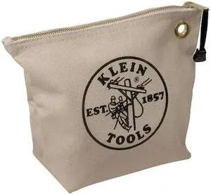 Tool Bag,1 Pocket,10"x3-1/2"x8",Tan KLEIN TOOLS 5539NAT