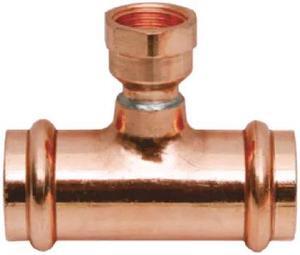 LEGEND VALVE 450-381P 1" x 3/4" PRESS RED TEE PxPxF