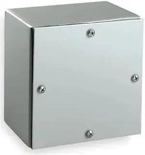 WIEGMANN WA121206GSC Screws Electrical Enclosures, 12 in H, 6 in D, 12 in W, 4,