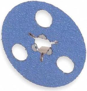 NORTON ABRASIVES 66261126558 Quick Change Disc,ZircAlO,5in,50 Grit,TS