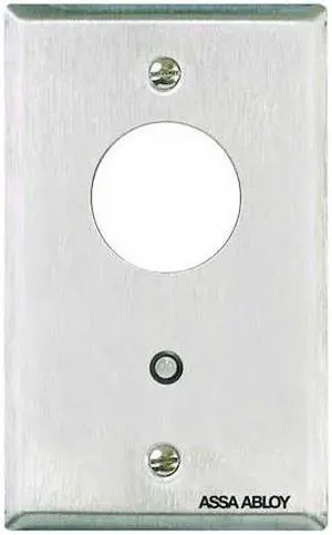 SECURITRON MKA Mortise Keyswitch,Door Switch,Metal