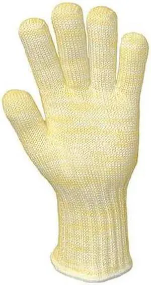 WELLS LAMONT 2610M-GR Heat Resistant Gloves, Kevlar(R)/Nomex(R)/Cotton, 500