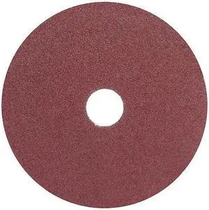 ZORO SELECT 78072775466 Fiber Disc,7",7/8" Hole Mount,Brown,PK25