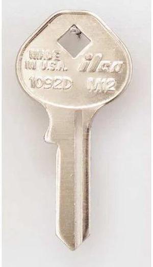 KABA ILCO 1092D-M12 Key Blank,Brass,Type M12,5 Pin,PK10