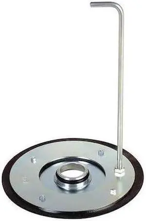 COX 7F1015 Follower Plate, For Container Size 256 oz, Metal, Dia 2 in, Includes