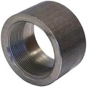 ANVIL 0361167802 1/2" Black Forged Steel Half Coupling