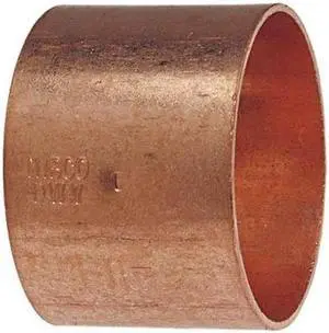 NIBCO 901 11/2 1-1/2" NOM C Copper Coupling with Stop