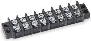 ZORO SELECT 6YH66 Terminal Strip,30A,8 Pole,600VAC