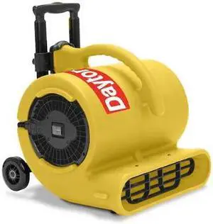 DAYTON 61HL71 Portable Dryer, 1800 cfm, Fixed Frame, 2 Speed, 1/2 hp, 115V AC,