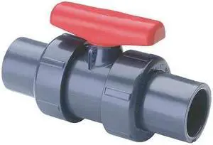 SPEARS 3622R-005 1/2" Socket PVC Ball Valve Inline