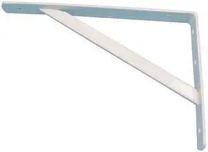 ZORO SELECT 33TZ28 Shelf Bracket,Steel,11-45/64 in. L