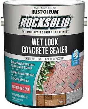 RUST-OLEUM 317927 1 gal Sealer, High Gloss Finish, Clear, Water Base
