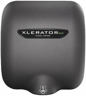 EXCEL DRYER XL-GR-ECO-1.1N-110-120V Automatic Hand Dryer, 10 sec Dry, 68 to 76,