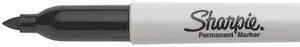 SHARPIE 1927432 Permanent Marker, Fine Tip Black PK12