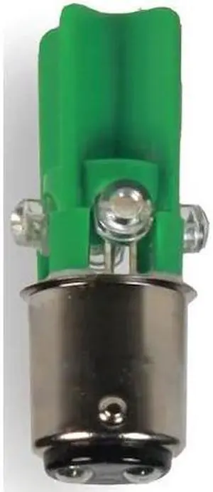Miniature LED Lamp, T3-1/4, Double Contact Bayonet (BA15d), 24VAC/DC